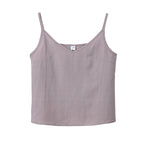 V-neck gray and purple