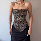 Women's Pleated Asymmetric Vest Top
