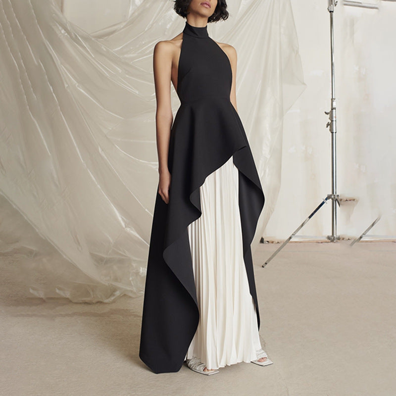 Women's Contrast-Color Two-Piece Set