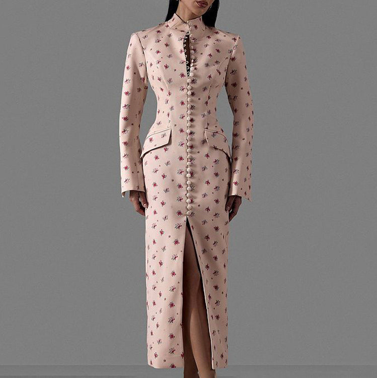 Women's Sheath Long Sleeve Dress