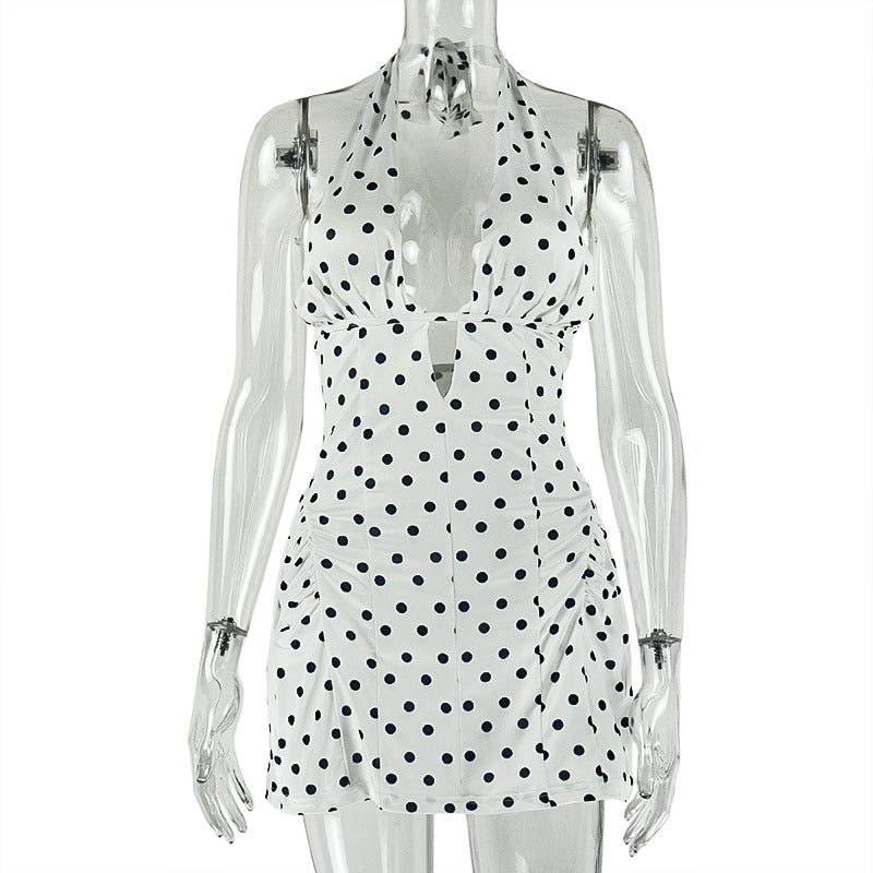 White Polka Dot