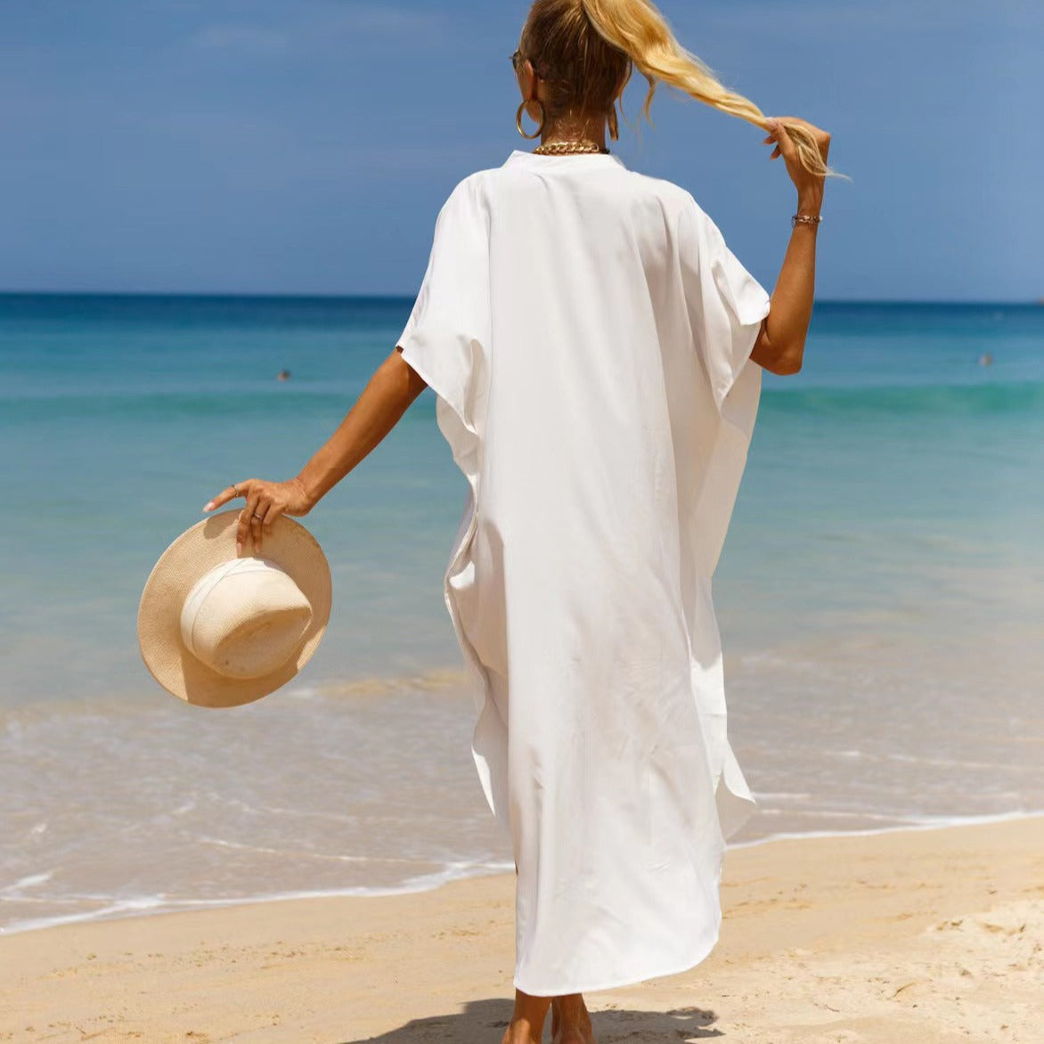 Cotton Shirt Bikini Swimwear