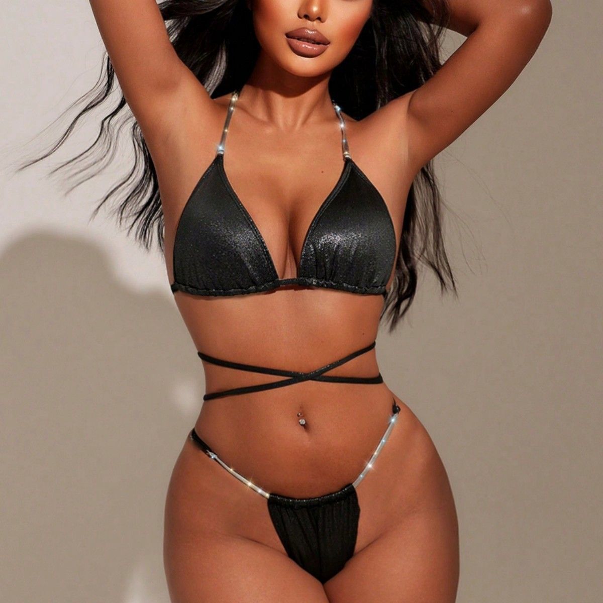 Triangle Bag Bikini Swimwear