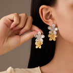 Floral Tassel Earrings