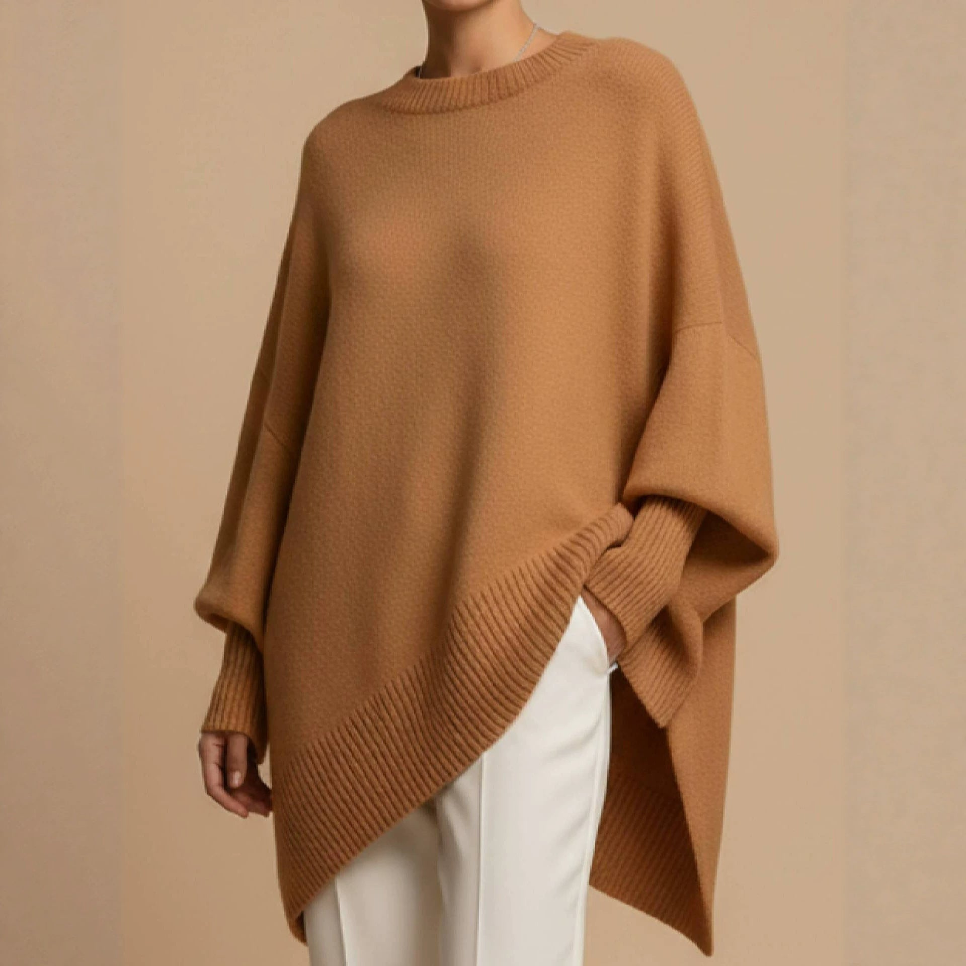 Women's Relaxed Crew-Neck Sweater