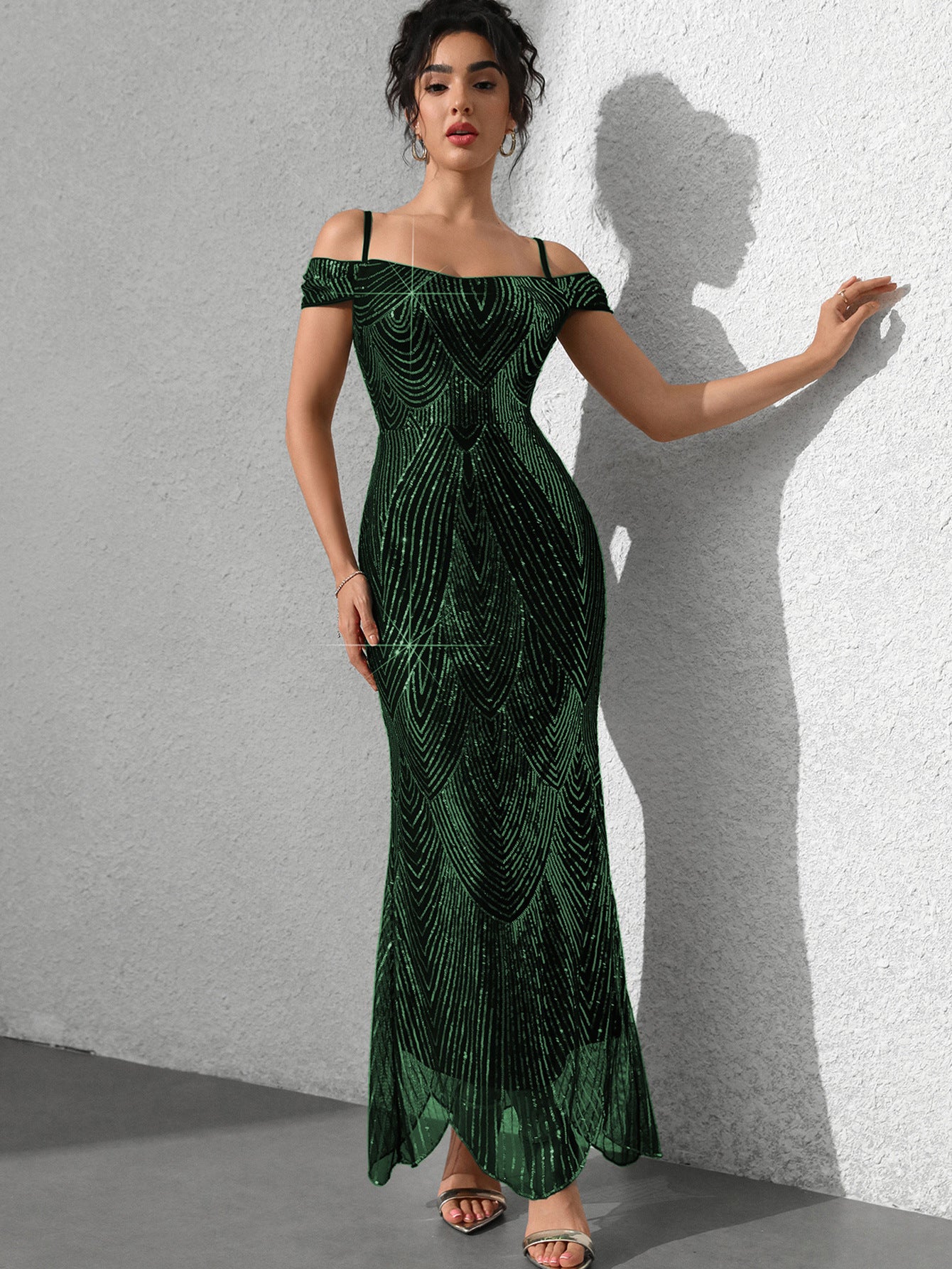 blackish green