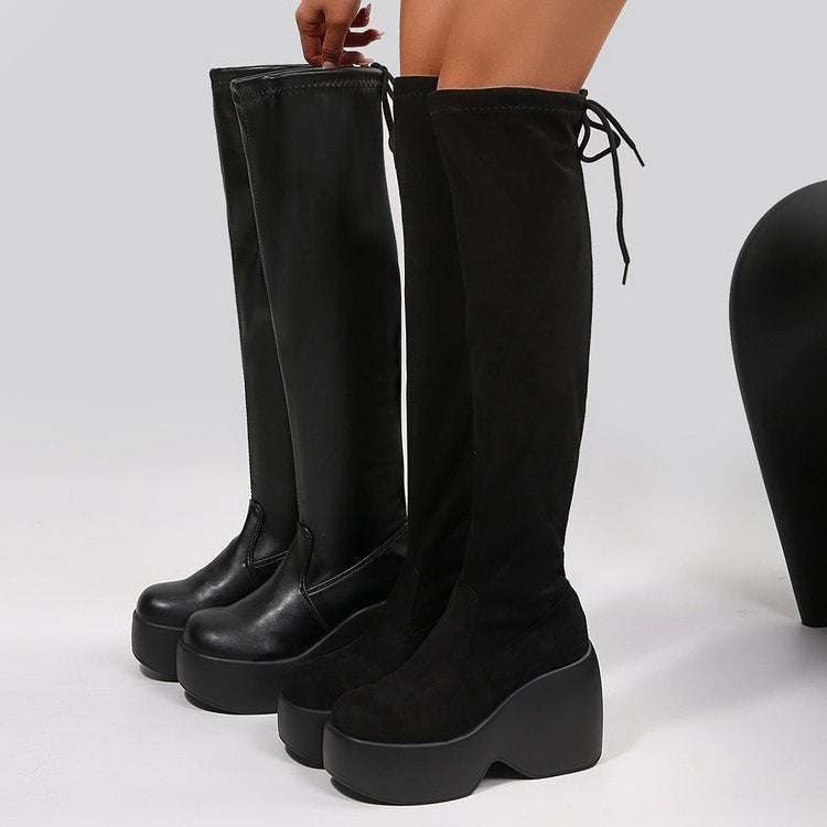 Women's Over-The-Knee Wedge Boots