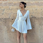 Women's V-Neck Mini Dress