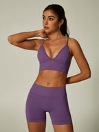 Bra Shorts [Fog Purple]]