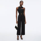Women's Asymmetric Slim-Fit Cropped T-Shirt