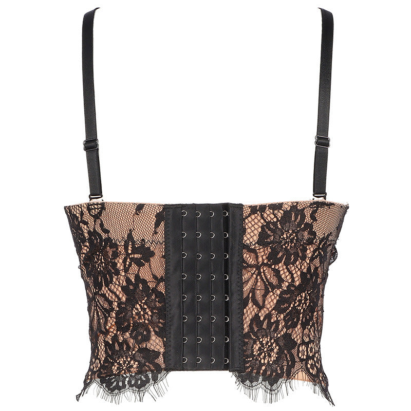 Women's Lace Sweetheart Tube Top