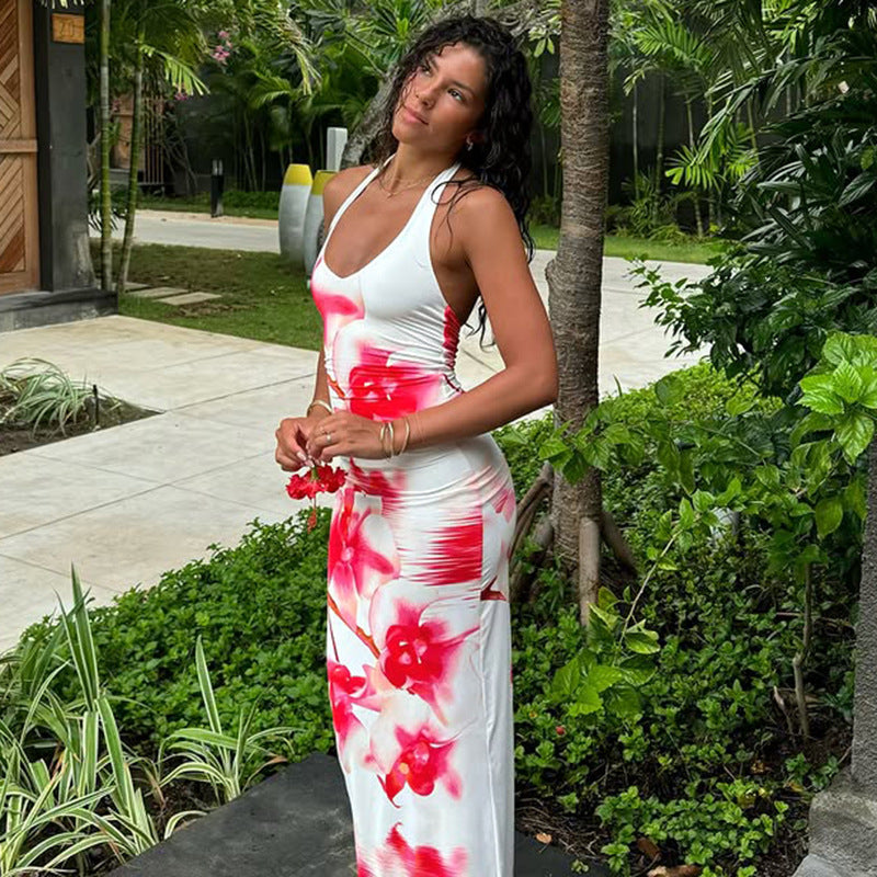 Women's Summer Bandeau Sling Coordinated Coordinated Two-Piece Set