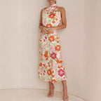 Women's Satin Sleeveless Dress