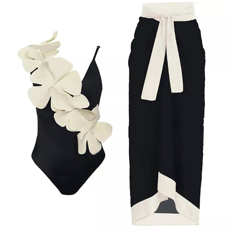 Siamese Conservative One-piece Swimwear