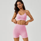 Frosted Exercise Bra Set Lingerie