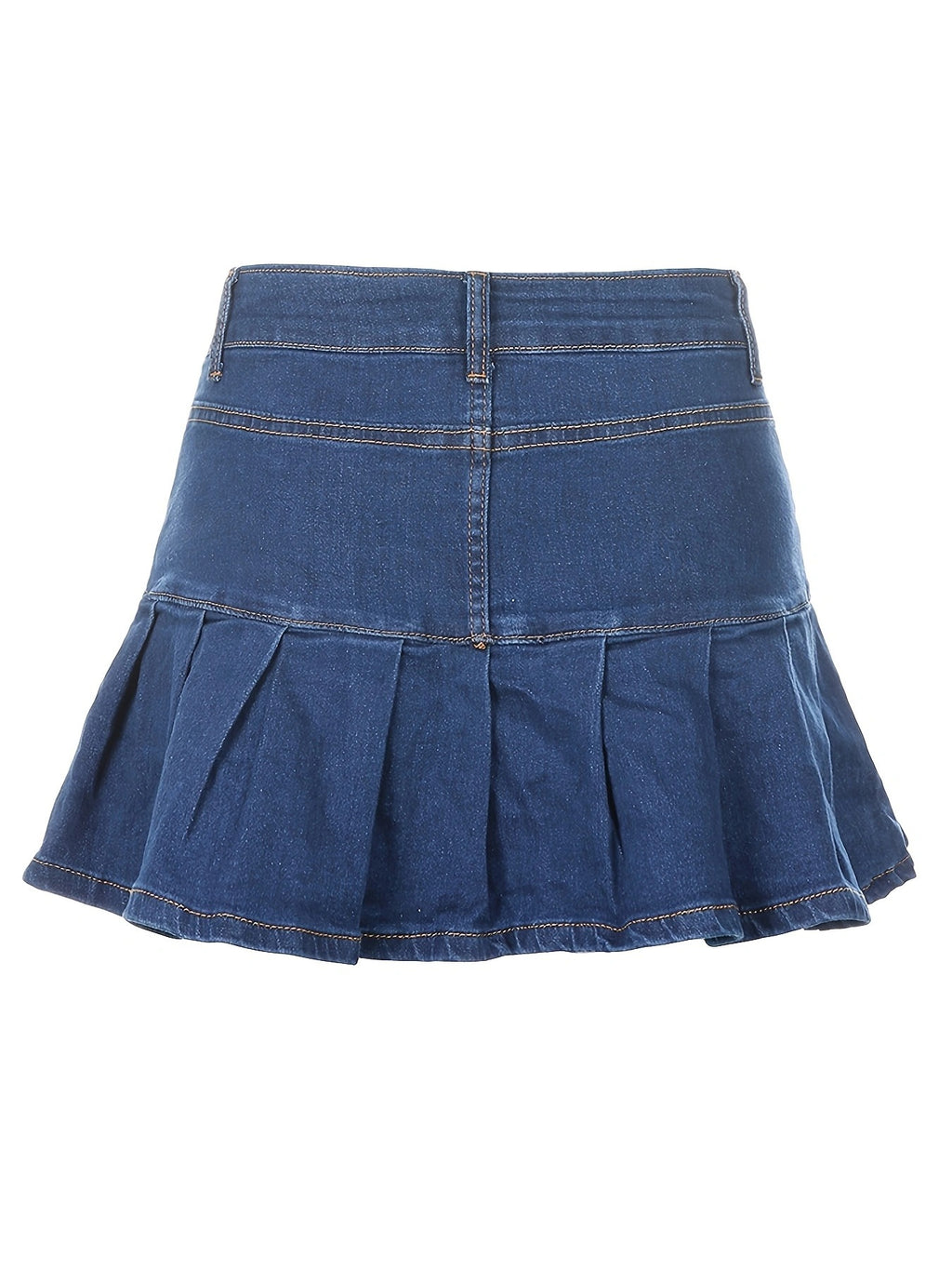 Half Length Denim Youth Anti Exposure Skirt