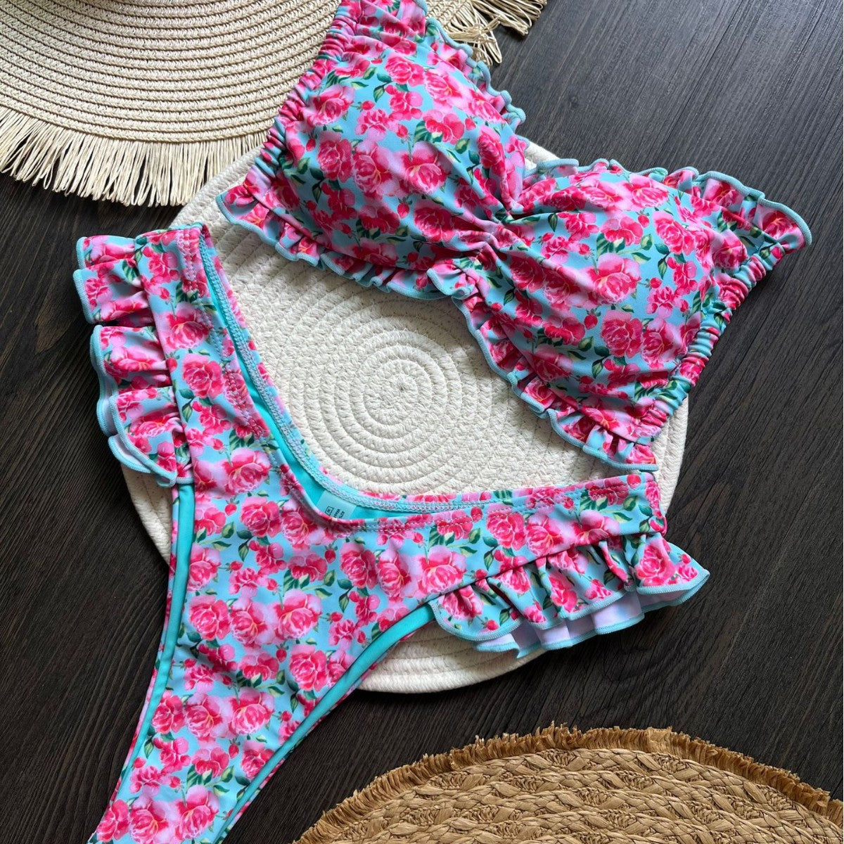 Floral Print Bikini Swimwear