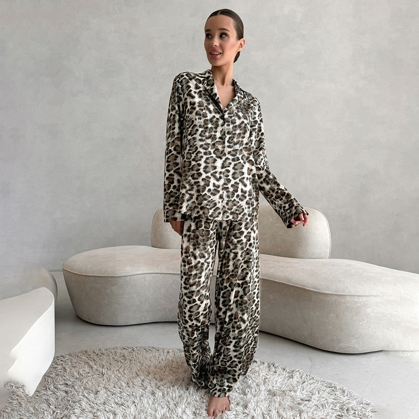 Autumn Satin Pajamas Lingerie
