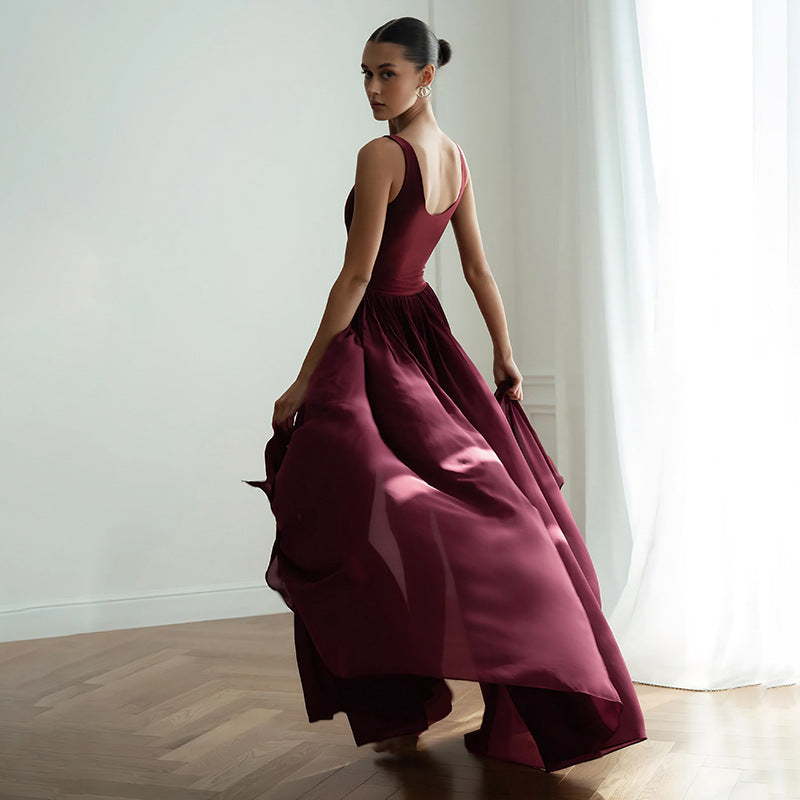 Women's Chiffon Sleeveless Dress