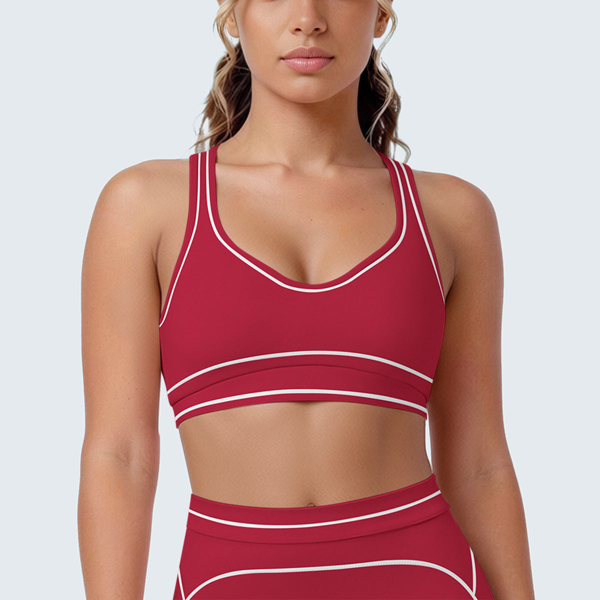 7153 Bra-Cherry Red