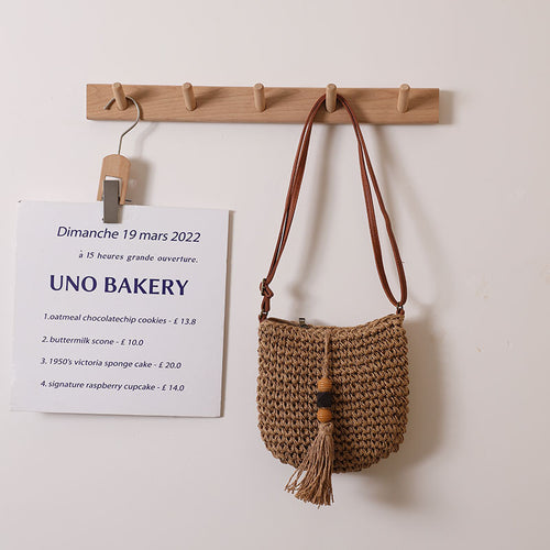 Wooden Bead Tassel Coffee