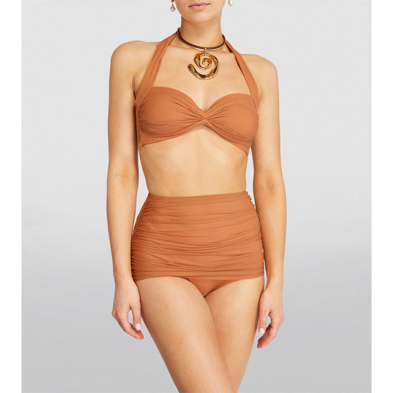 Halter Vacation Bikini Swimwear