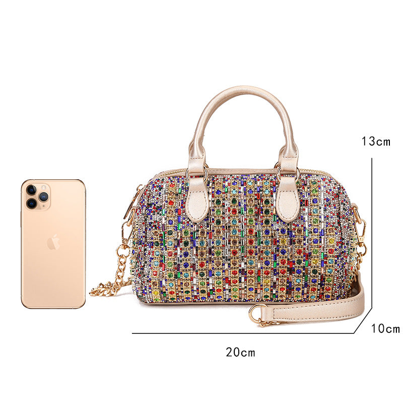 Women's Rhinestone Diamond Crossbody Bag