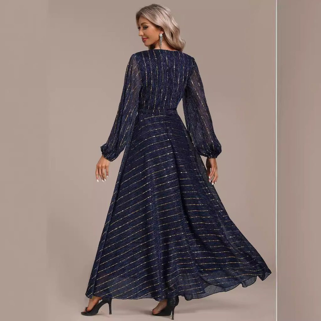 Women's Arrival Middle East Sequ Dress Socialite Dress Sequined Dress For Cocktail