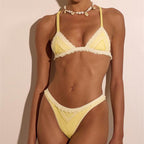 Solid Color One-piece Swimwear
