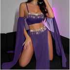 Sexy Cos Nightclub Dance Women Tassel Sexy Lingerie Set