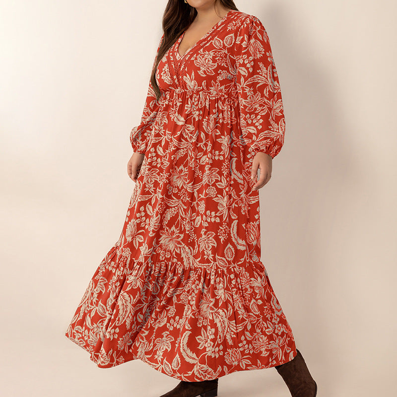 Mixed Batch Women plus Size Dress Boho Casual Loose Maxi Dress