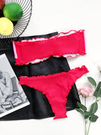 Patchwork Wrapped Bikini Swimwear