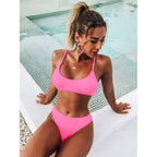 Wave Pattern Bikini Swimwear