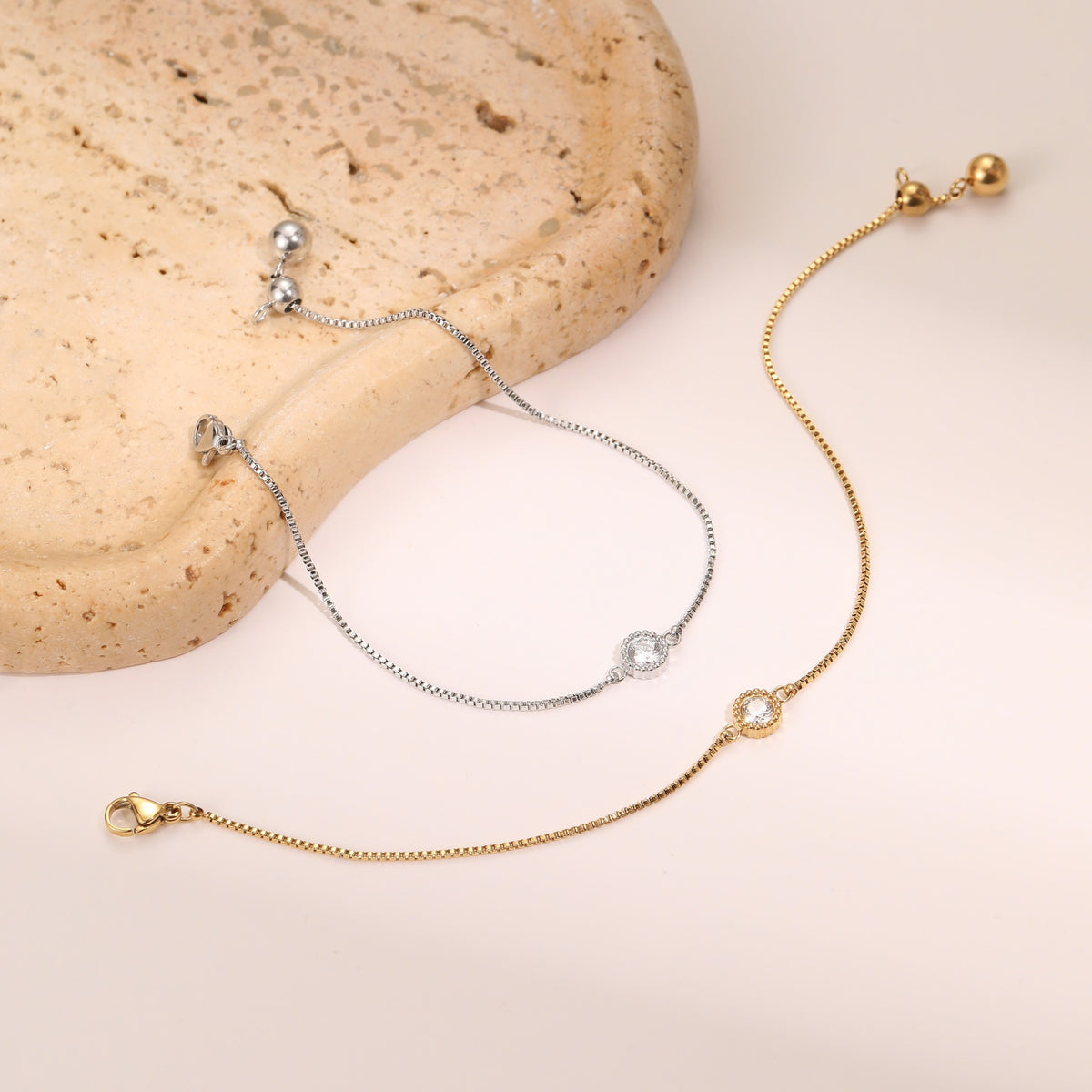 Women's Heart Zircon Bracelet