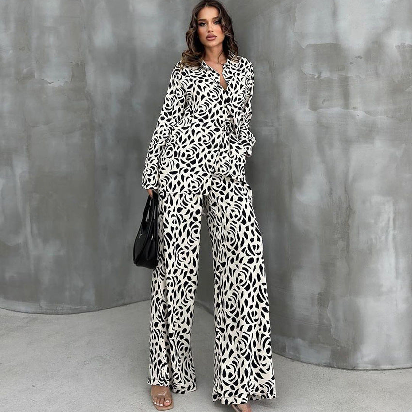 Leopard Print Pajamas Lingerie