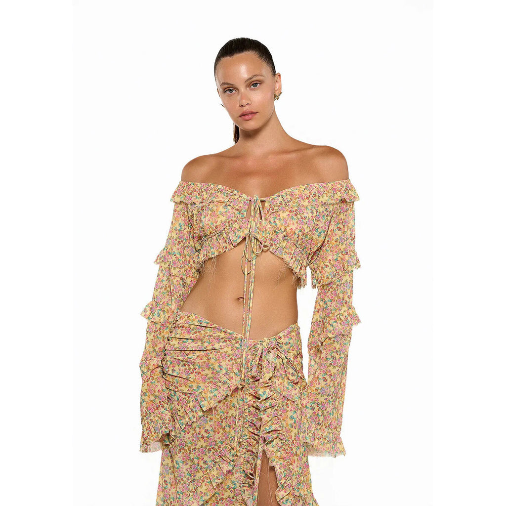 Chiffon Long Cover Up Swimwear