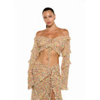 Chiffon Long Cover Up Swimwear