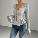 Women's Women's Elegant T Shirt Cold Lightly Mature Slim Top
