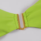 Fresh Solid Bikini Swimwear