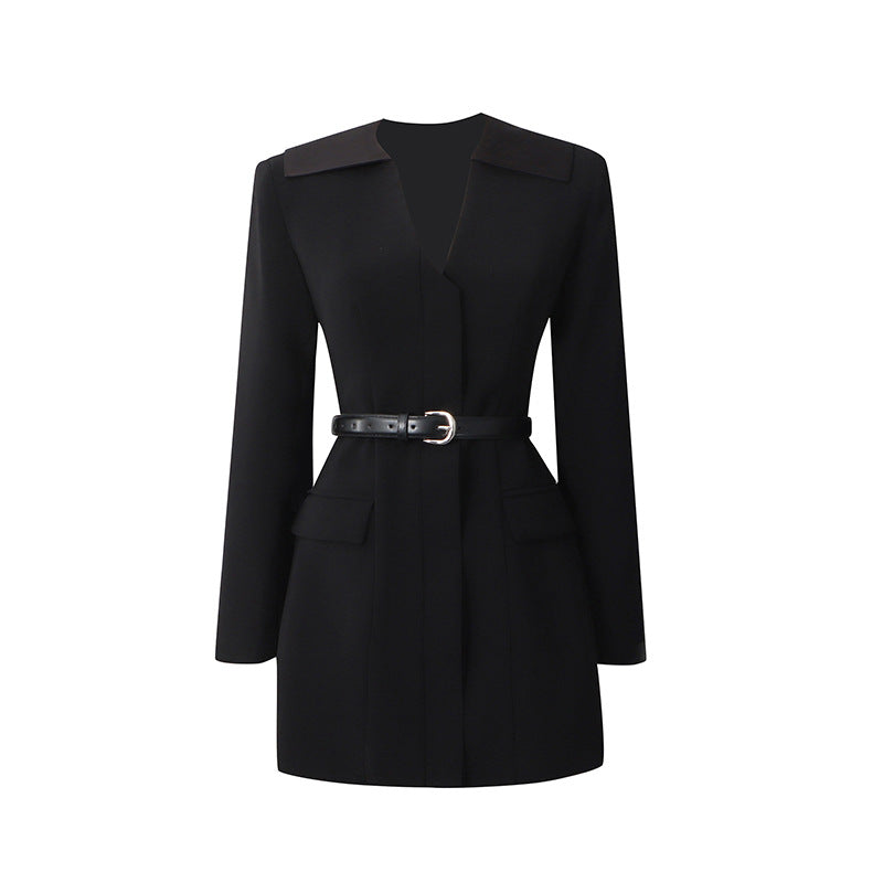 Belted Blazer Mini Dress