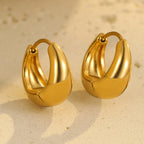 Vintage Stainless Steel Ear Clips