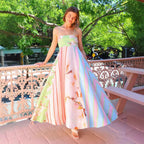 Women's Sling Graffiti Printing Large Swing Dress