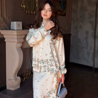 Sexy Printed Temperament Top+Loose Half Skirt Two Pieces