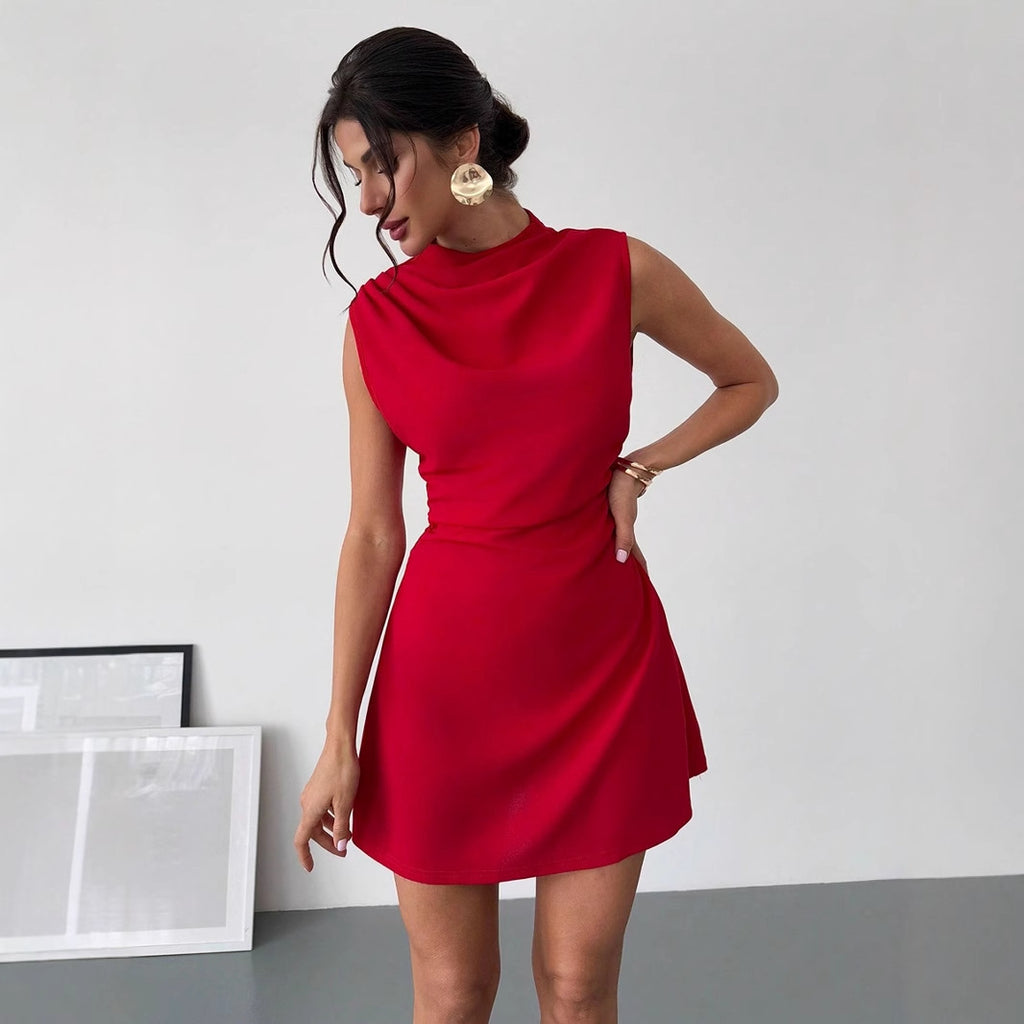 Women's Clothes Summer Satin Dress Satin Dress