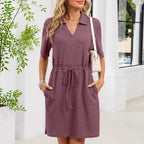 Women's Short Sleeve Summer Dress