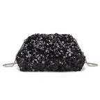 Women's Sequin Chain Shoulder Clutch