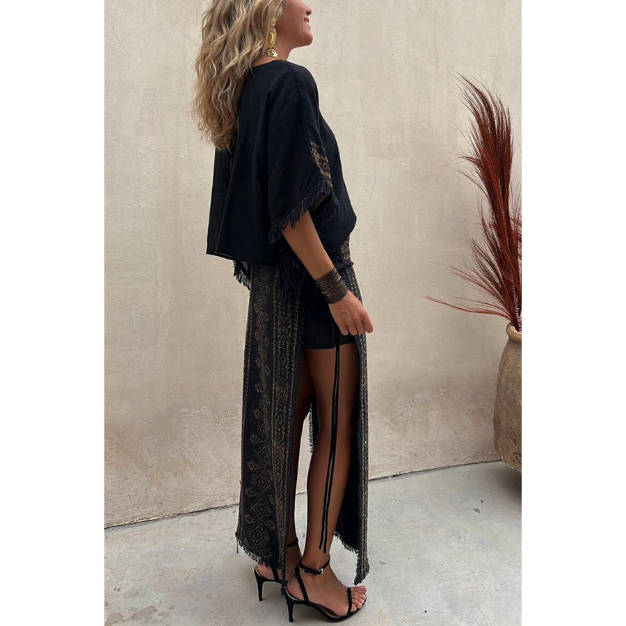 Women's Batwing Sleeve Two-Piece Set