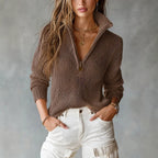 Women's Asymmetric Hem Knit Sweater
