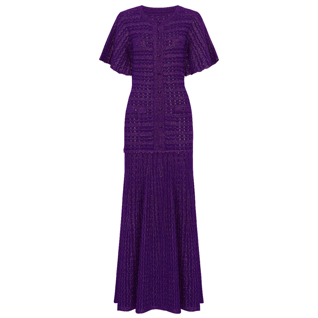 Women's Silk Short Sleeve Dress