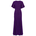 Women's Silk Short Sleeve Dress